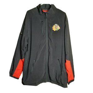 Chicago Blackhawks Fanatics NHL Pro Authentics Jacket Men's 2XL Black